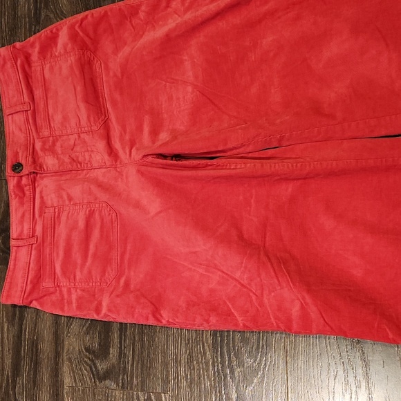 ❤️ LOFT CORDUROY HIGH RISE WIDE LEG PALMER PANTS, PINK, 14 (32) - Picture 5 of 10